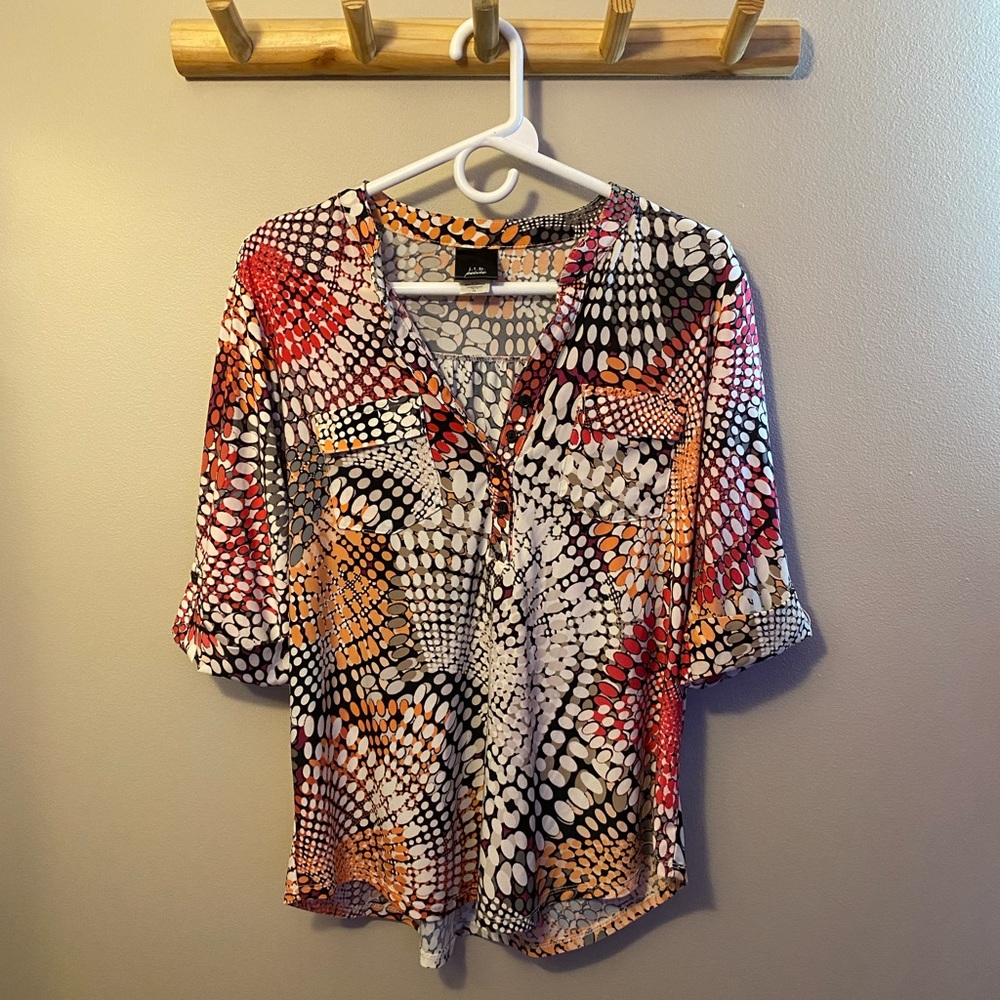 Women’s Patterned 3/4 Sleeve Top
